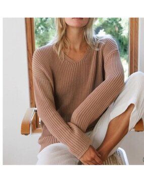 Jenni Kayne Cotton Cabin Sweater. Sz XS